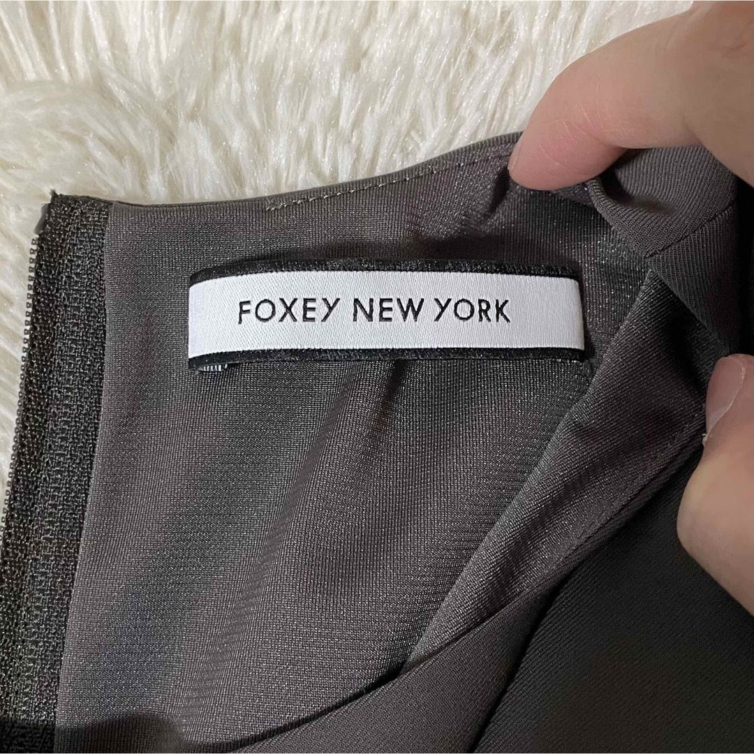 フォクシー　FOXEY　NEW YORK　ツイード　ワンピース