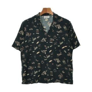 カーハート(carhartt)のCarhartt カーハート カジュアルシャツ S 黒x茶等(総柄) 【古着】【中古】(シャツ)