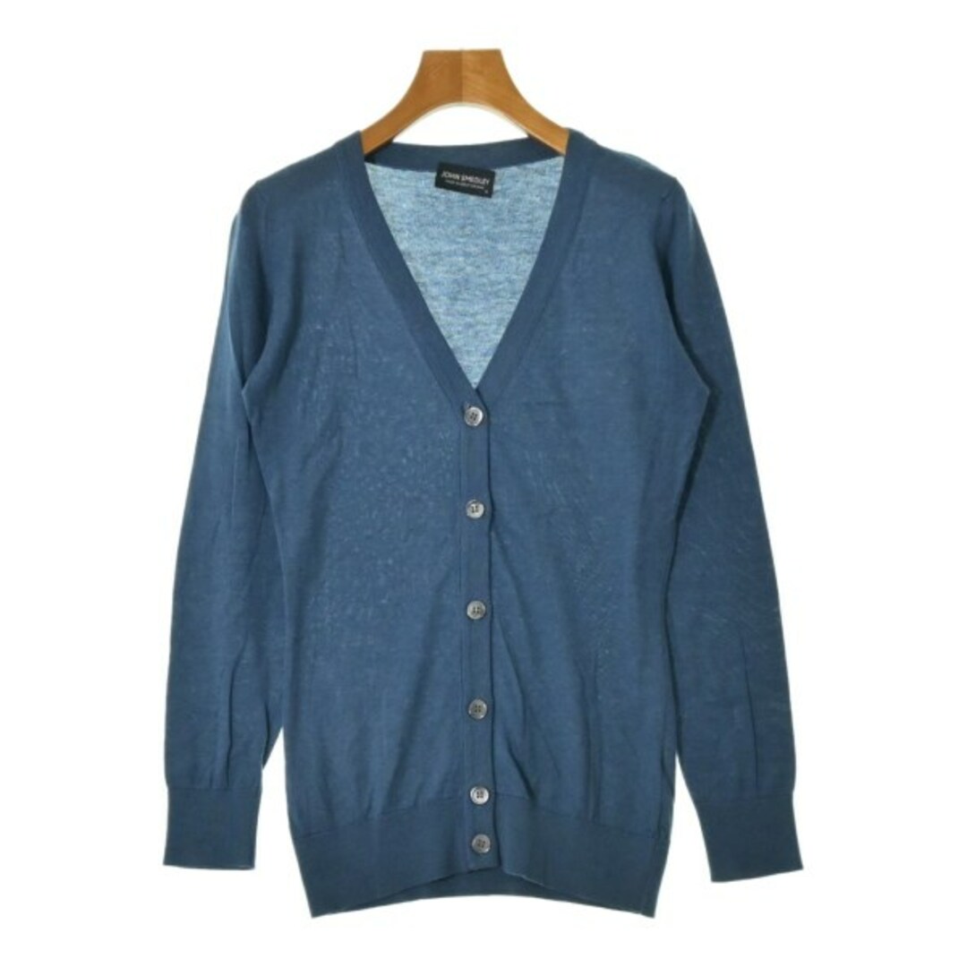 JOHN SMEDLEY ジョンスメドレー カーディガン S 紺 【古着】-