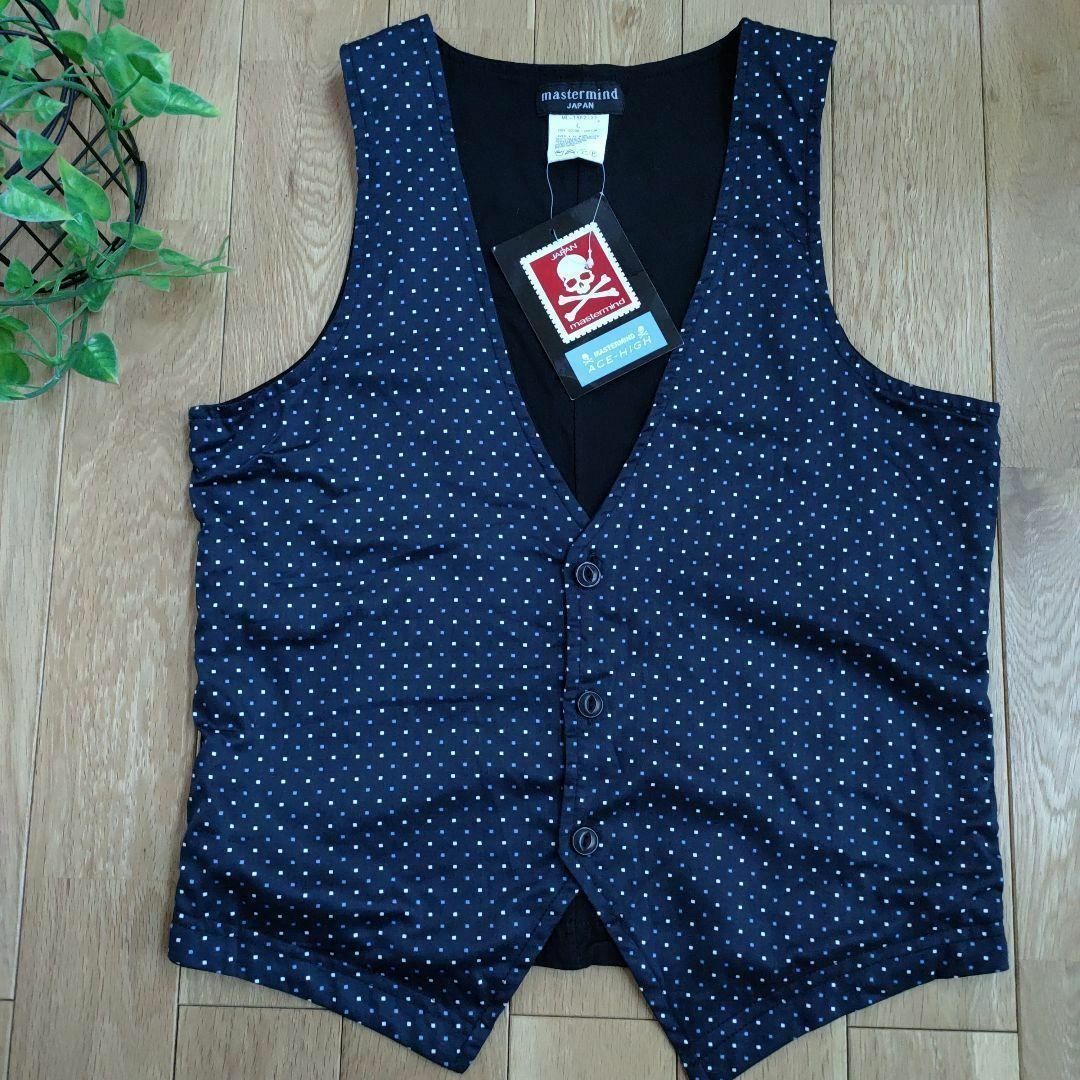 新品 マスターマインドジャパン スカル刺繍 ベスト ドット | フリマアプリ ラクマ