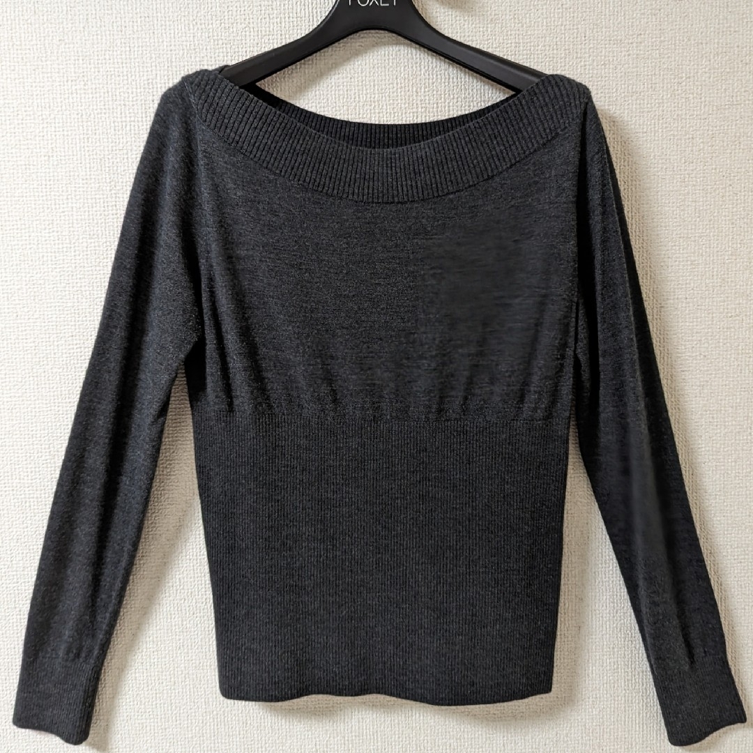 秋から❤フォクシー foxey❤グレースウールニット❤リッチグレー❤40-