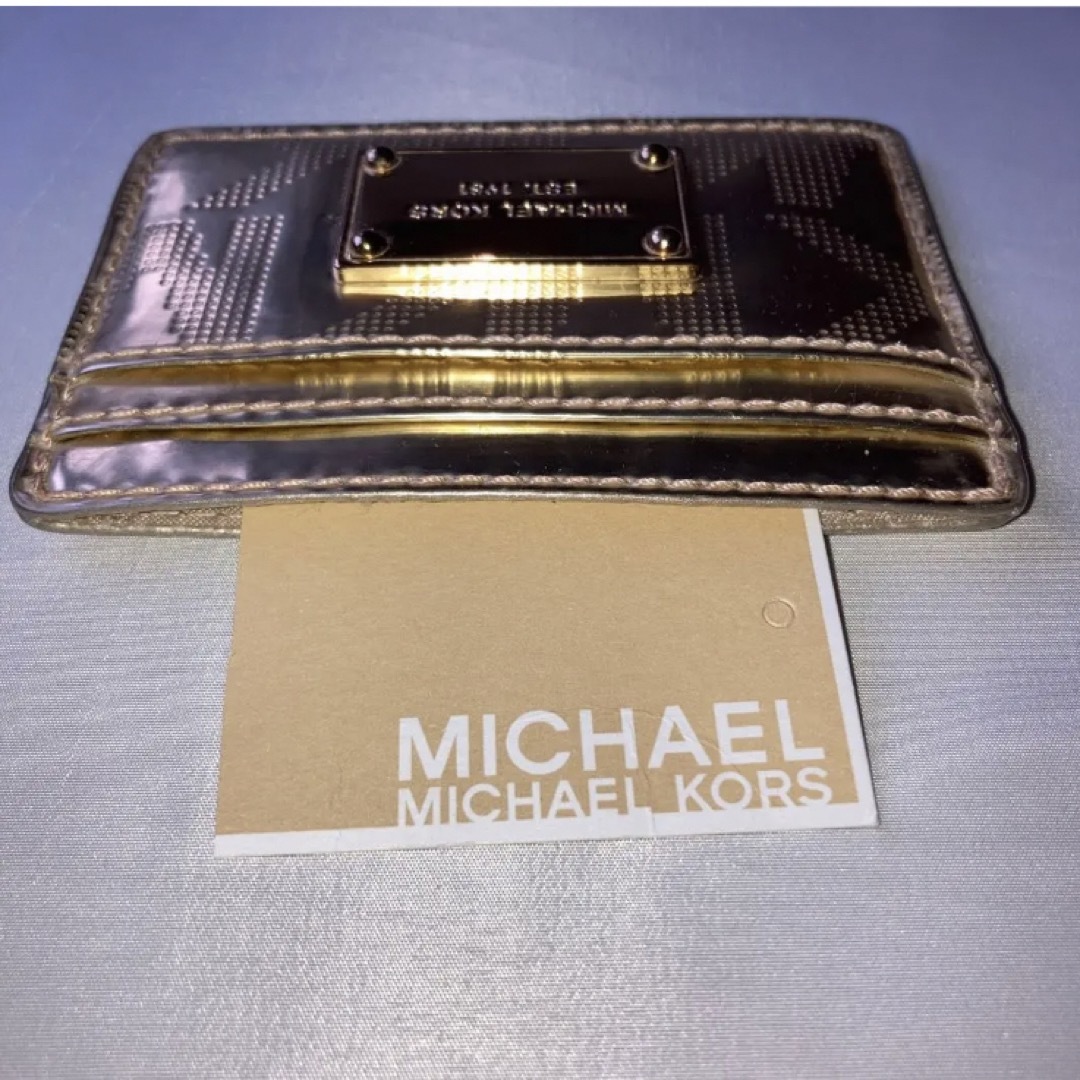 ★Michael Kors★マイケルコース カードケース 財布 ゴールド 金