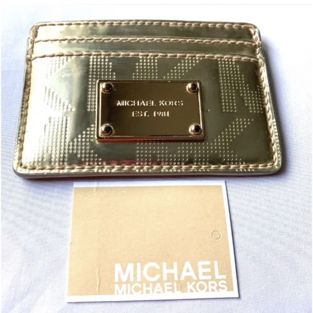 ★Michael Kors★マイケルコース カードケース 財布 ゴールド 金