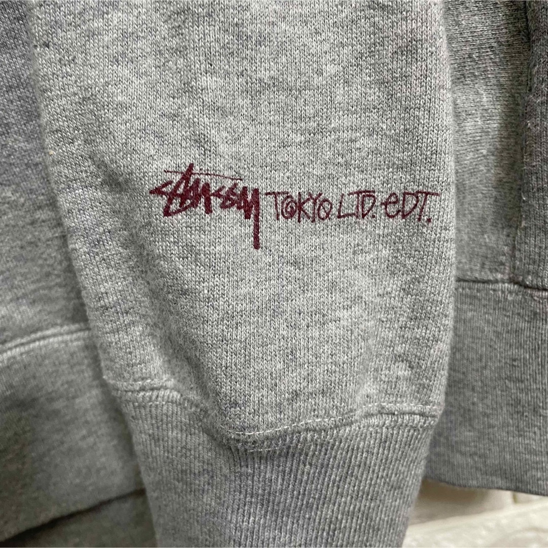 STUSSY - 美品 ステューシー プルオーバーパーカー デカロゴ メンズM