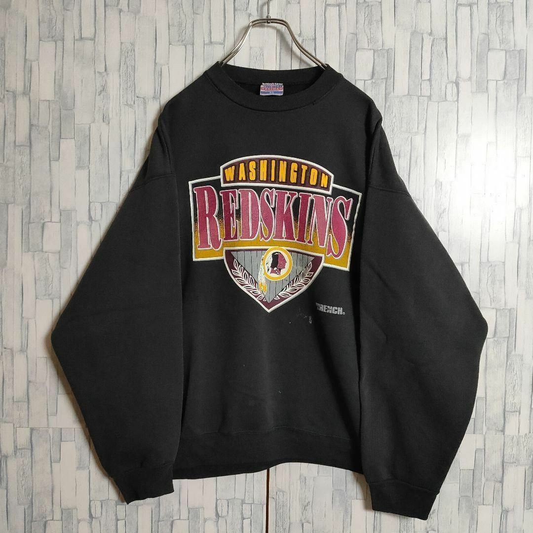 NFL　スウェット　レッドスキンズ　90s　ビッグロゴ　ゆるだぼ　XL