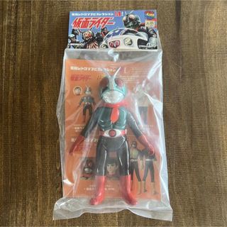 メディコムトイ(MEDICOM TOY)の仮面ライダー新2号 (細ライン マスク取外し可能)ミドルサイズ 東映レトロソフビ(特撮)