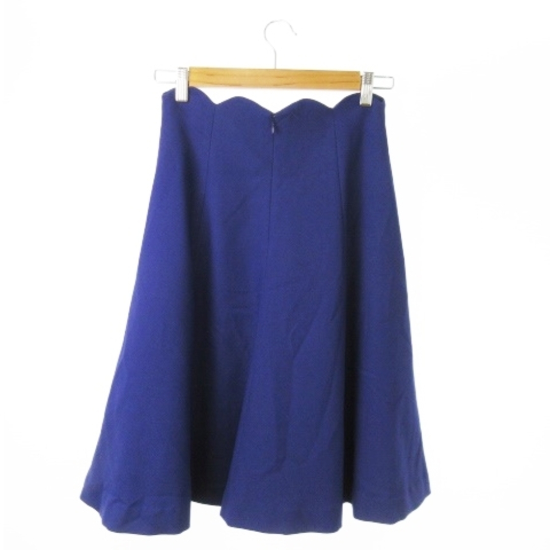 anatelier(アナトリエ)のアナトリエ  スカート フレア ミモレ ハイウエスト スカラップ 36 紫 レディースのスカート(ロングスカート)の商品写真