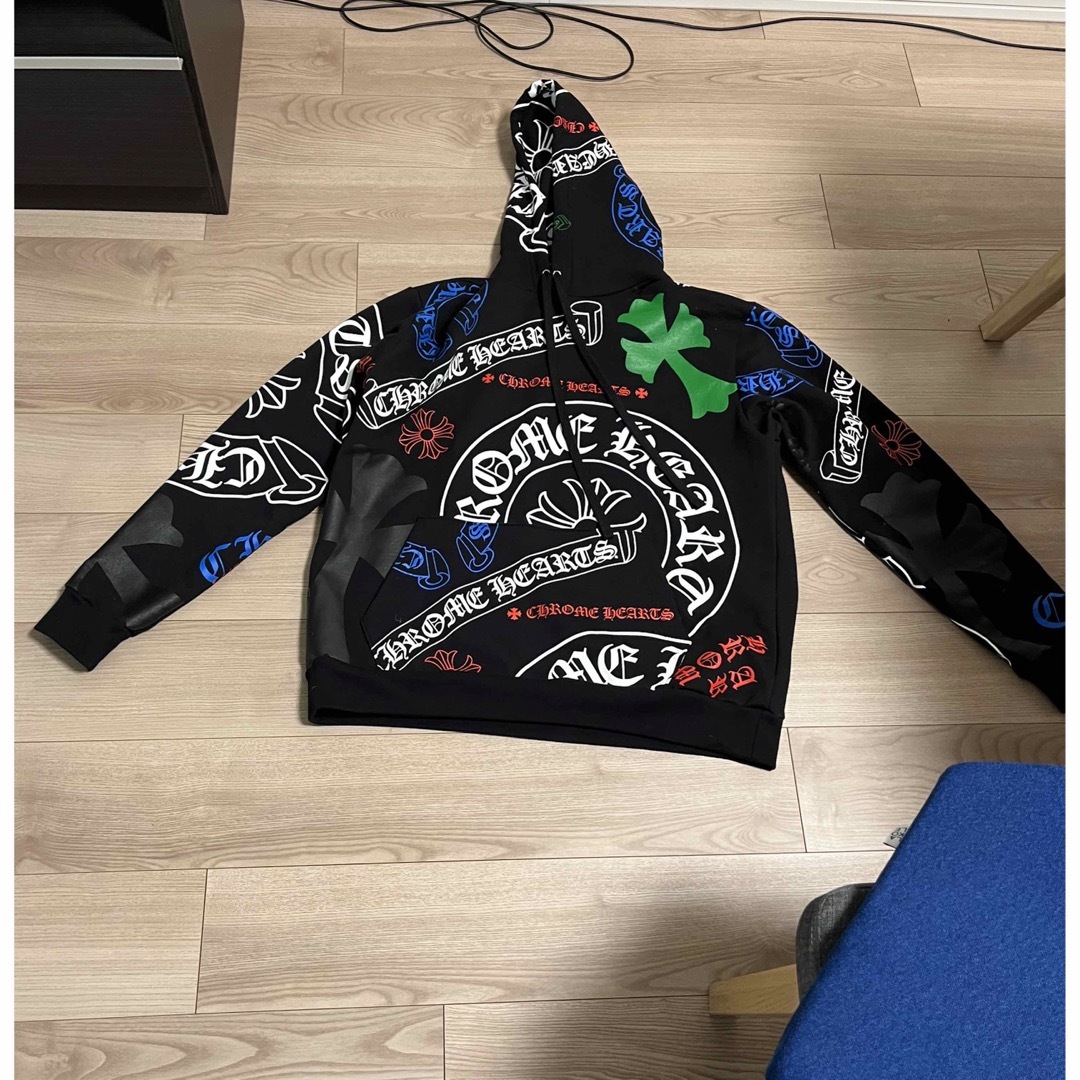 クロムハーツ CHROME HEARTS stencil hoodie サイズM