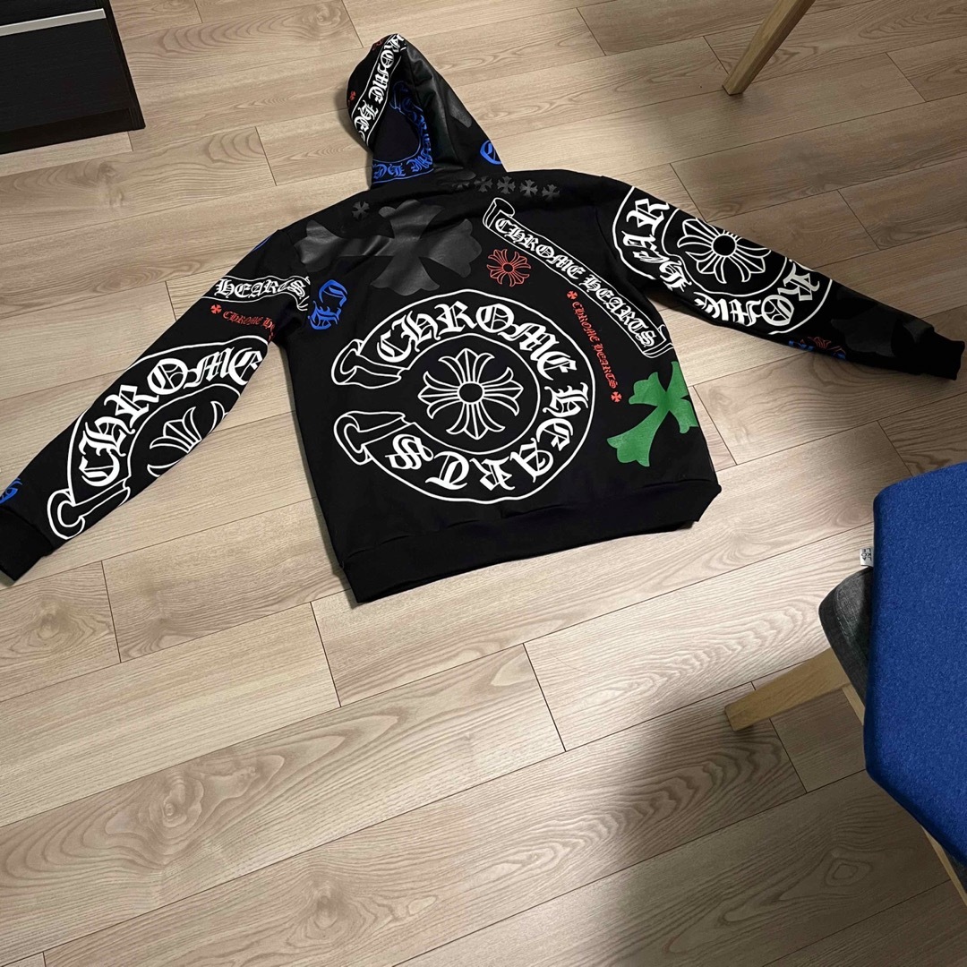 クロムハーツ CHROME HEARTS stencil hoodie サイズM