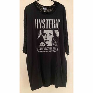 ヒステリックグラマー(HYSTERIC GLAMOUR)のヒステリックグラマー　tシャツワンピース(ひざ丈ワンピース)