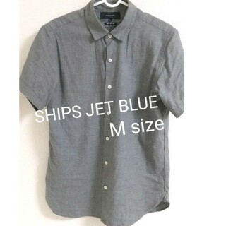 シップスジェットブルー(SHIPS JET BLUE)のメンズ 半袖 シャツ グレー SHIPS(シャツ)
