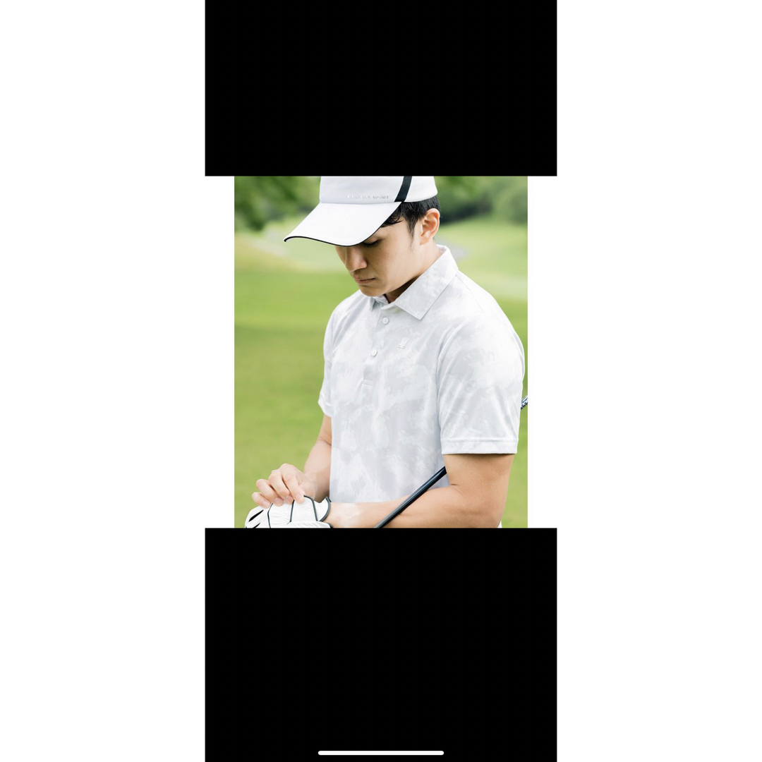 LANVIN(ランバン)の【新品未使用】LANVIN SPORT メンズ ゴルフウェア ポロシャツ 半袖 スポーツ/アウトドアのゴルフ(ウエア)の商品写真