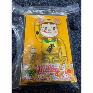 BE＠RBRICK 招き猫  ペコちゃん 金運 金メッキ 100% & 400%