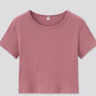 ユニクロ(UNIQLO)のUNIQLO クロップドTシャツ(Tシャツ(半袖/袖なし))