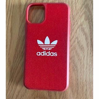 アディダス(adidas)のadidas   iPhone11  スマホカバー　赤色(その他)