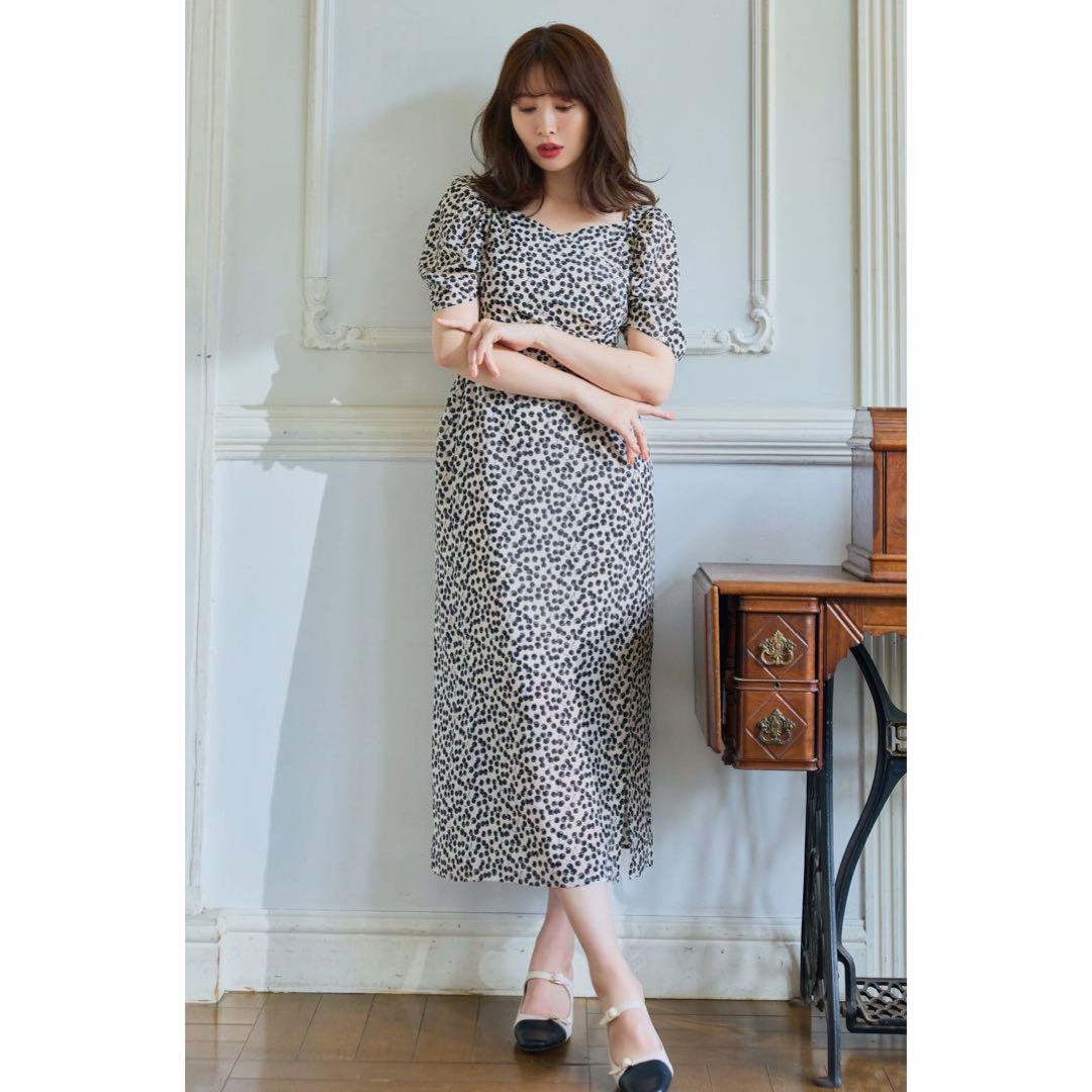 cherry pattern cache-coeur one-piece