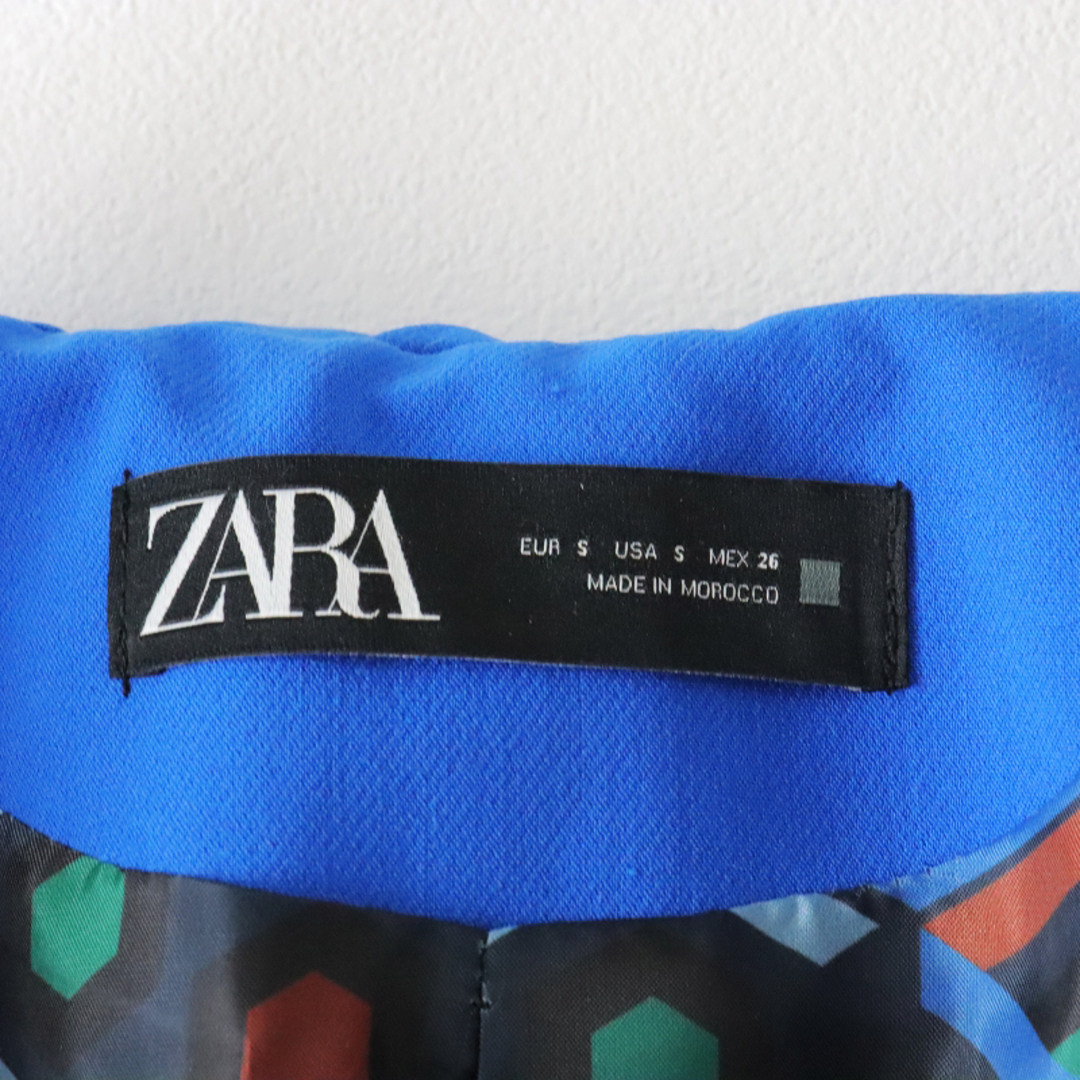 ZARA(ザラ)のザラ ZARA 2022年 ビジュージャケット S/ロイヤルブルー ハオリ 羽織【2400013500791】 レディースのジャケット/アウター(その他)の商品写真