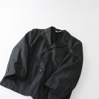 コムデギャルソン(COMME des GARCONS)のブラック コムデギャルソン BLACK COMME des GARCONS コットンポリエステル シングルジャケット S/ブラック 黒【2400013500760】(その他)