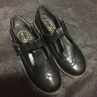 ダブルクローゼット(w closet)のダブルクローゼット Tストラップシューズ Dr.マーチン似(ローファー/革靴)