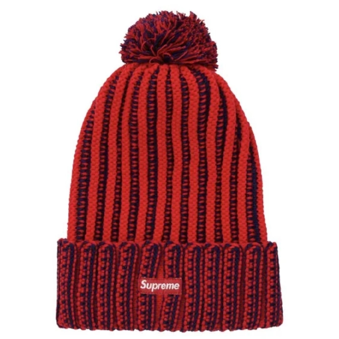 Supreme Contrast Stripe Beanie