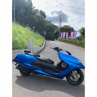 ヤマハ - マグザム 250 ブルー SG17J シート張り替え の通販 by