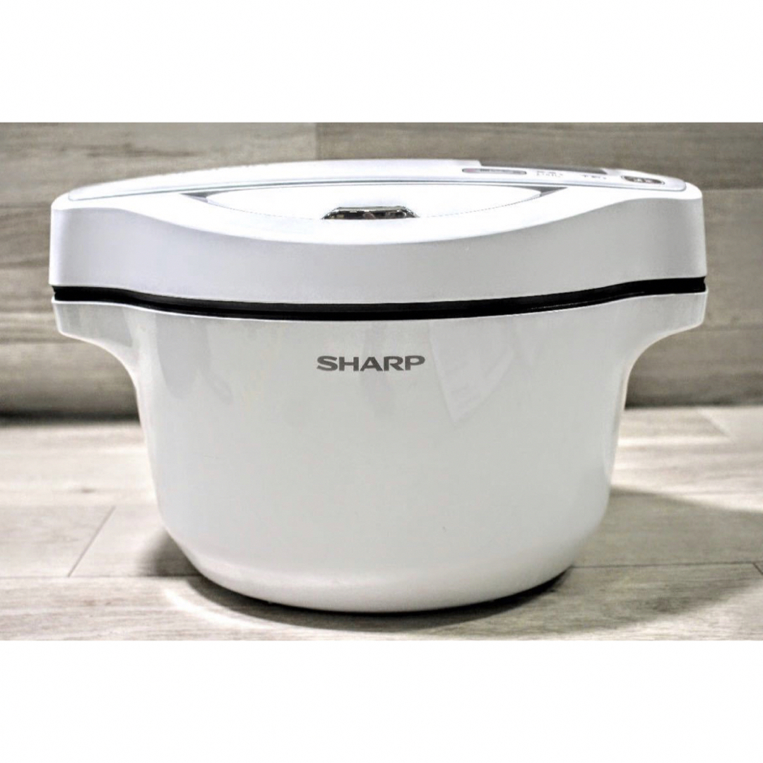 SHARP(シャープ)の【美品】 シャープ ヘルシオ ホットクック 電気調理鍋 無水鍋 1.6L スマホ/家電/カメラの調理家電(調理機器)の商品写真