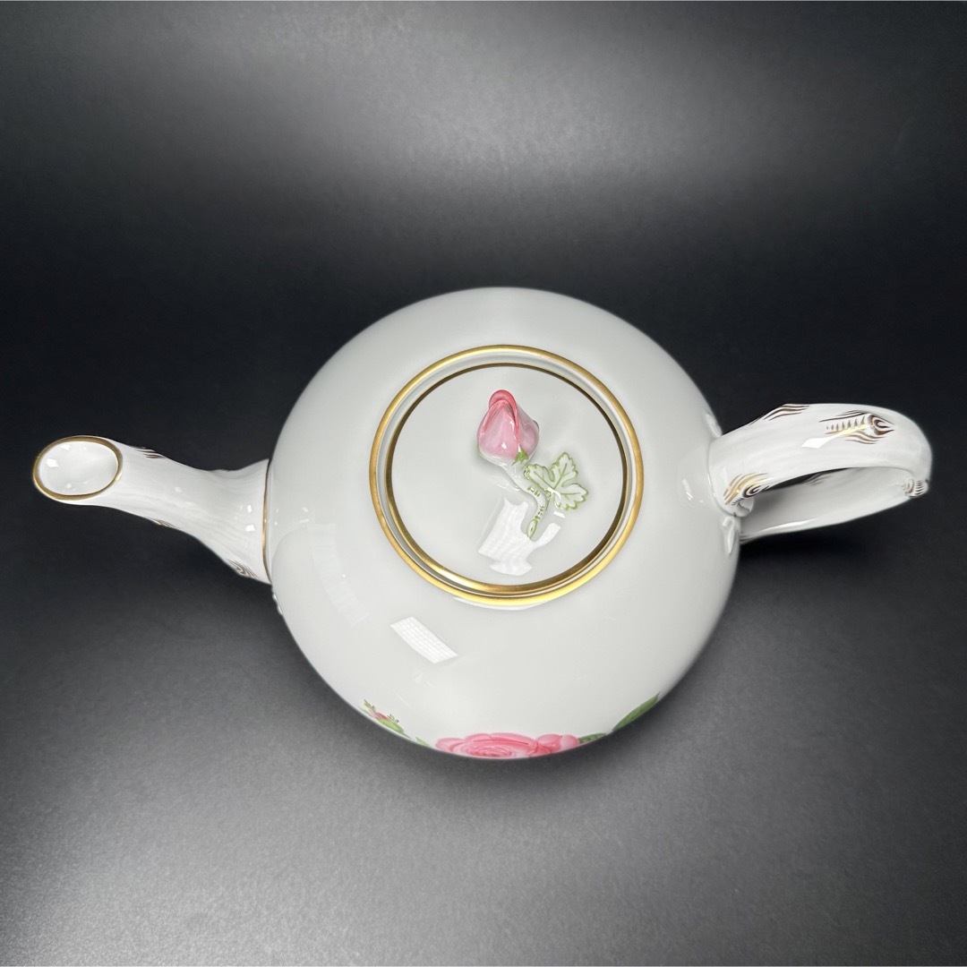 MEISSEN - 新品 マイセン ピンクローズ ティーポット(L) 大型(1,350cc