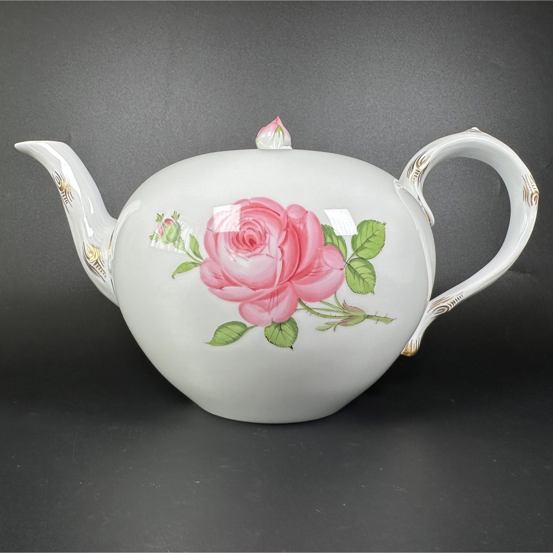 MEISSEN - 新品 マイセン ピンクローズ ティーポット(L) 大型(1,350cc