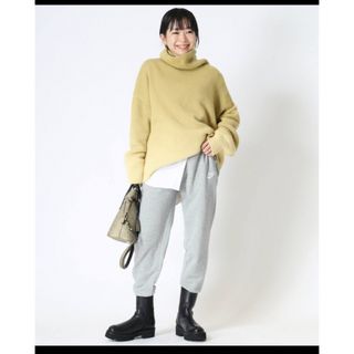 ドゥーズィエムクラス(DEUXIEME CLASSE)のドゥーズィエムクラス　Blurred knit イエロー(ニット/セーター)