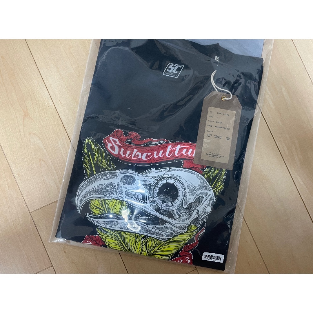 Size【2】 SubCulture サブカルチャー EAGLE SKULL T-SHIRT RED