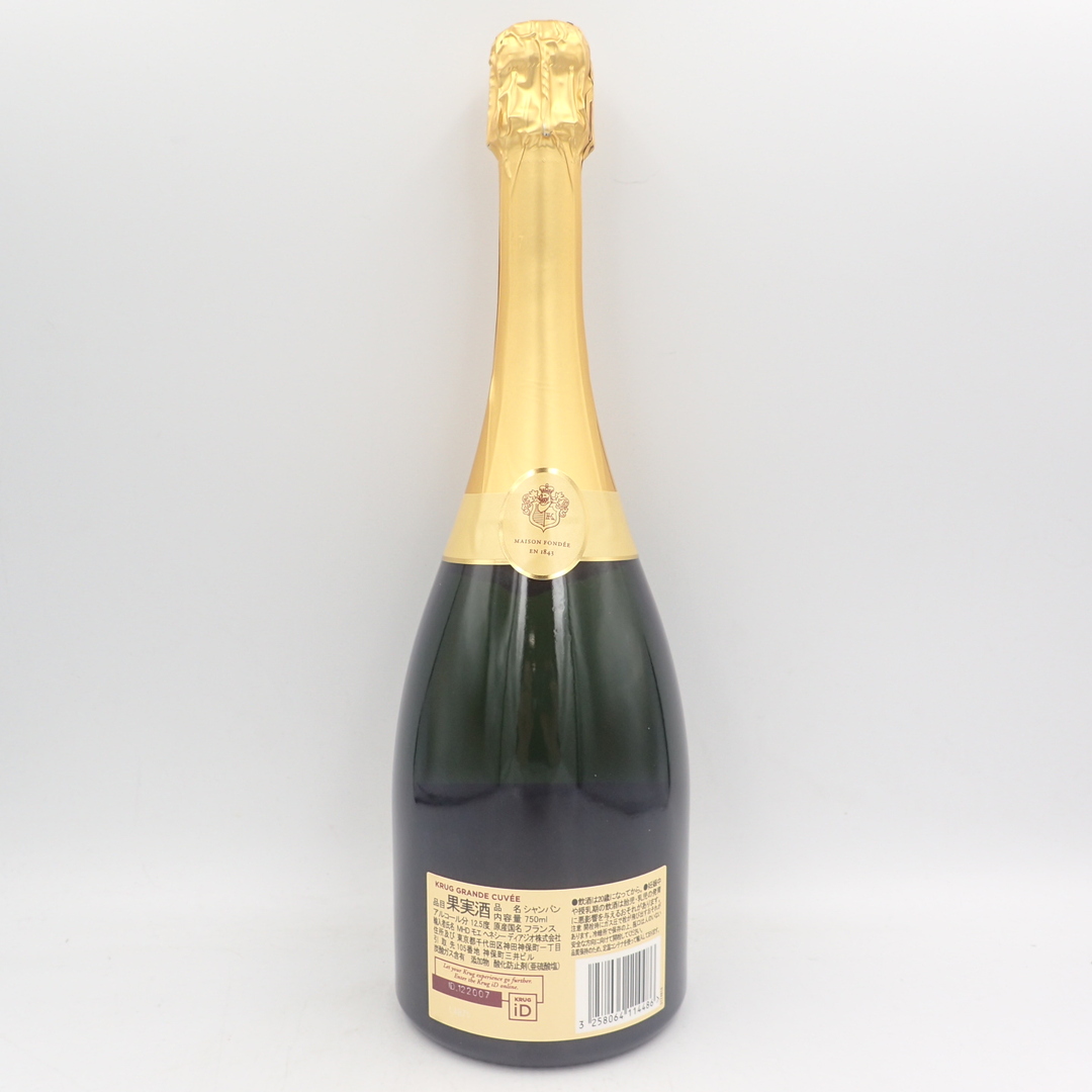 Krug(クリュッグ)のクリュッグ ブリュット 白 750ml 12.5% 【V1】 食品/飲料/酒の酒(シャンパン/スパークリングワイン)の商品写真