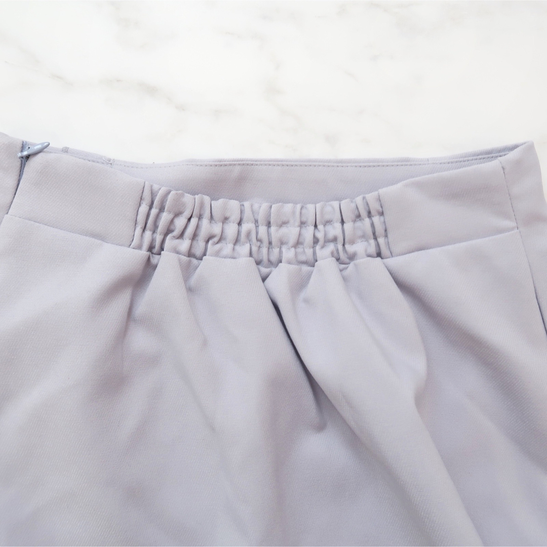 Secret Honey(シークレットハニー)のシークレットハニー 水色 フラワーフリル スカート Mサイズ レディースのスカート(ミニスカート)の商品写真