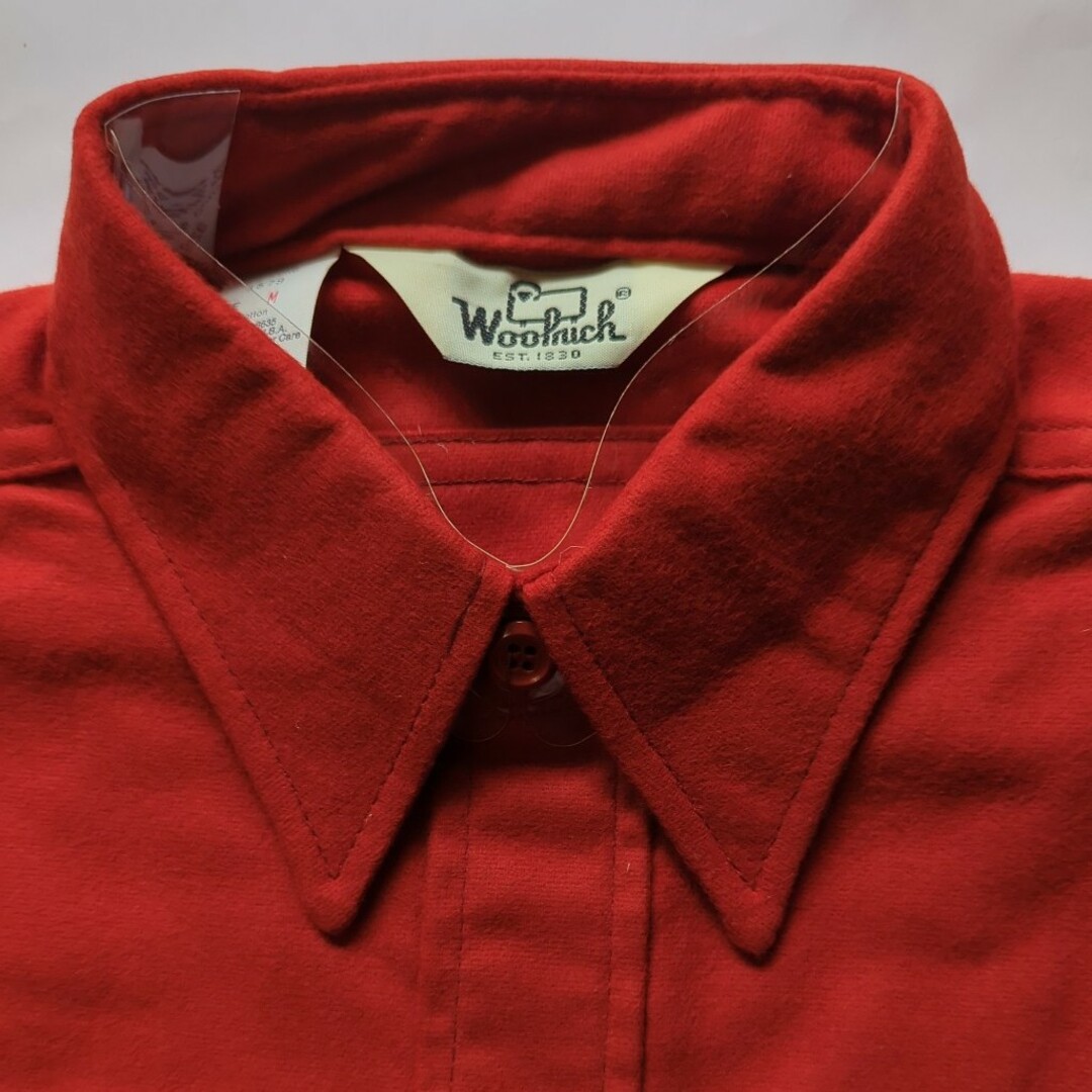 VINTAGE 米国製WOOLRICH chamoisシャツDEAD STOCK