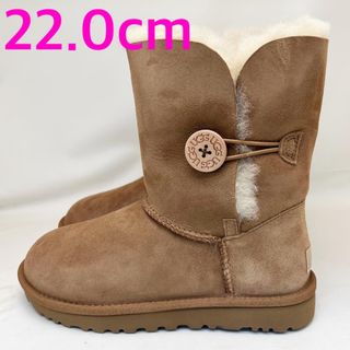 アグ(UGG)の新品 UGG ブーツ BAILEY BUTTON Ⅱ チェスナット 22.0cm(ブーツ)