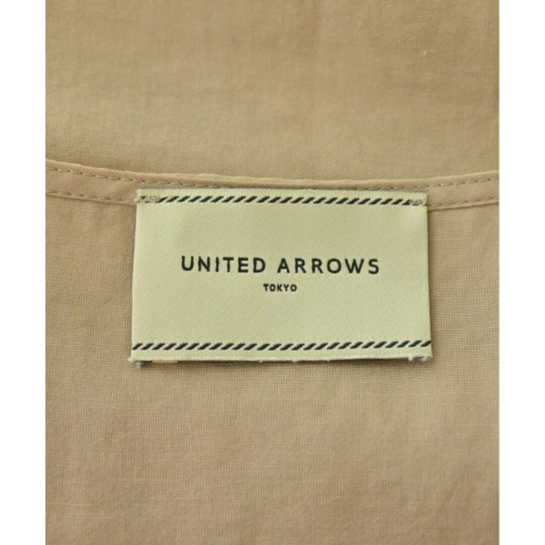 UNITED ARROWS(ユナイテッドアローズ)のUNITED ARROWS ブラウス -(XL位) ベージュ 【古着】【中古】 レディースのトップス(シャツ/ブラウス(長袖/七分))の商品写真