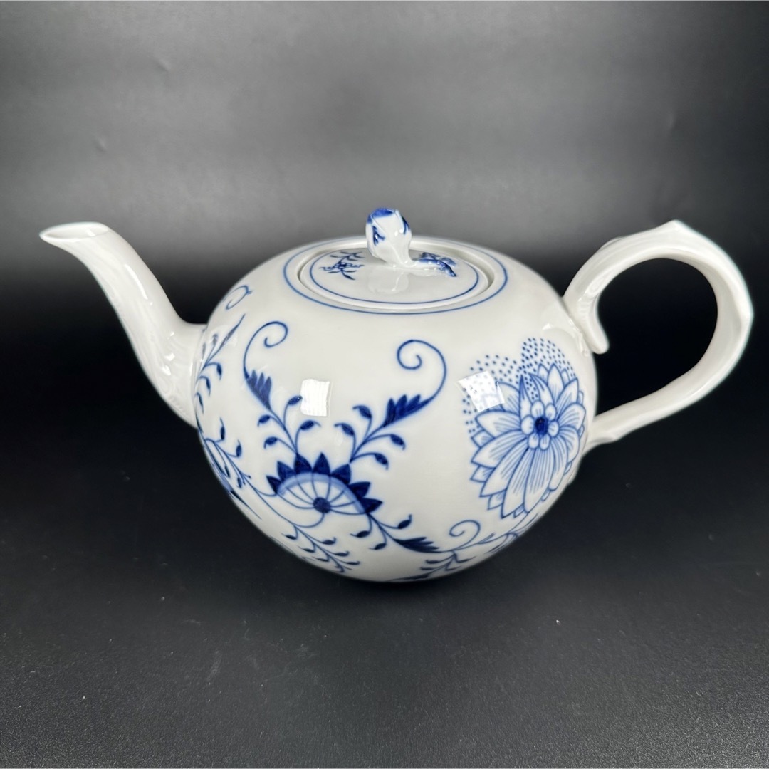 MEISSEN - 新品 マイセン ブルーオニオン ティーポット(L)大型1,400cc
