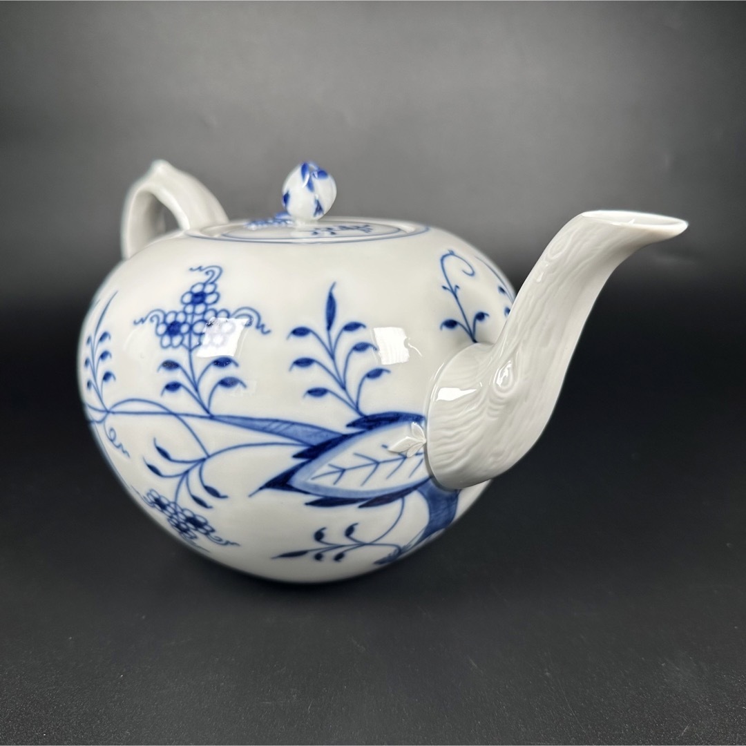 MEISSEN - 新品 マイセン ブルーオニオン ティーポット(L)大型1,400cc