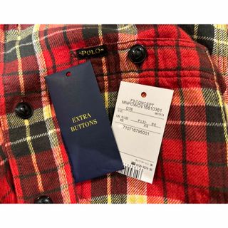 ポロラルフローレン(POLO RALPH LAUREN)の【美品】POLOラルフローレン ネルシャツXS(シャツ)