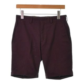 ルミノア(Le Minor)のLe minor ルミノア ショートパンツ S エンジ 【古着】【中古】(ショートパンツ)