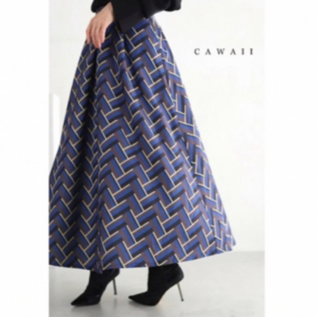 cawaii - 【新品タグ付き】S~L対応 合わさるジグザグラインのロング