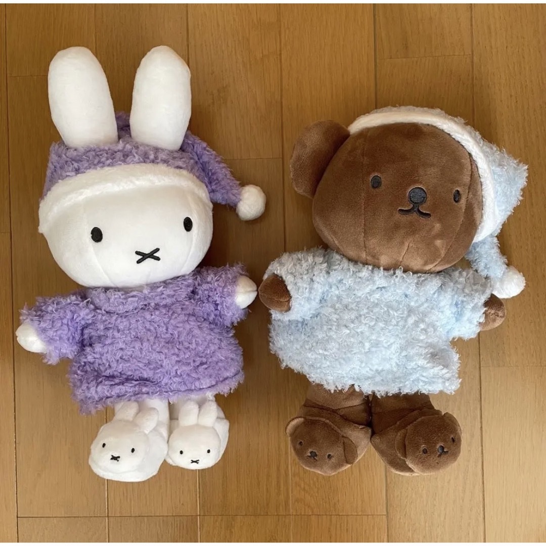 miffy(ミッフィー)の【美品・廃盤品】ルームウェアミッフィー・ボリス2点セット エンタメ/ホビーのおもちゃ/ぬいぐるみ(ぬいぐるみ)の商品写真