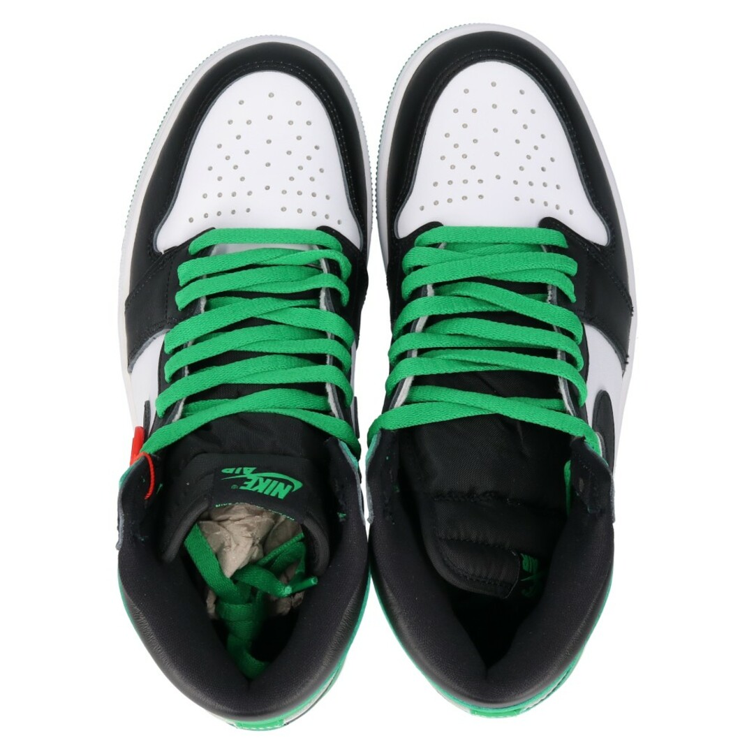 NIKE ナイキ AIR JORDAN 1 HI Black and Lucky Green DZ5485-031 エアジョーダン 1ハイ  ハイカットスニーカー ブラック/グリーン