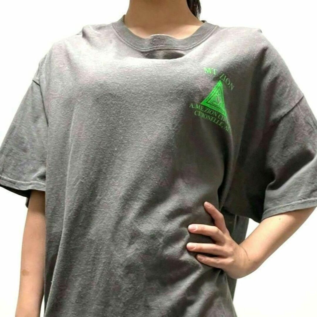 MT.ZION church チャーチ Tシャツ XL グレー 灰色