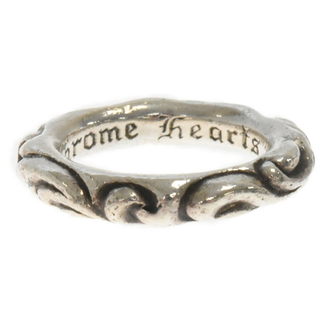 Chrome Hearts(クロムハーツ)のCHROME HEARTS クロムハーツ SCRL BAND スクロールバンドリング シルバー メンズのアクセサリー(リング(指輪))の商品写真