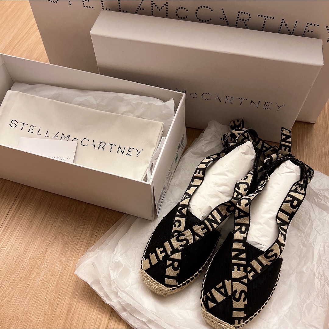 ステラマッカートニー Stella McCartney ロゴ エスパドリーユ