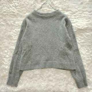 ANAYI - 極美品⭐︎ANAYI 21AW ウールカシミヤリボンビジュー グレー