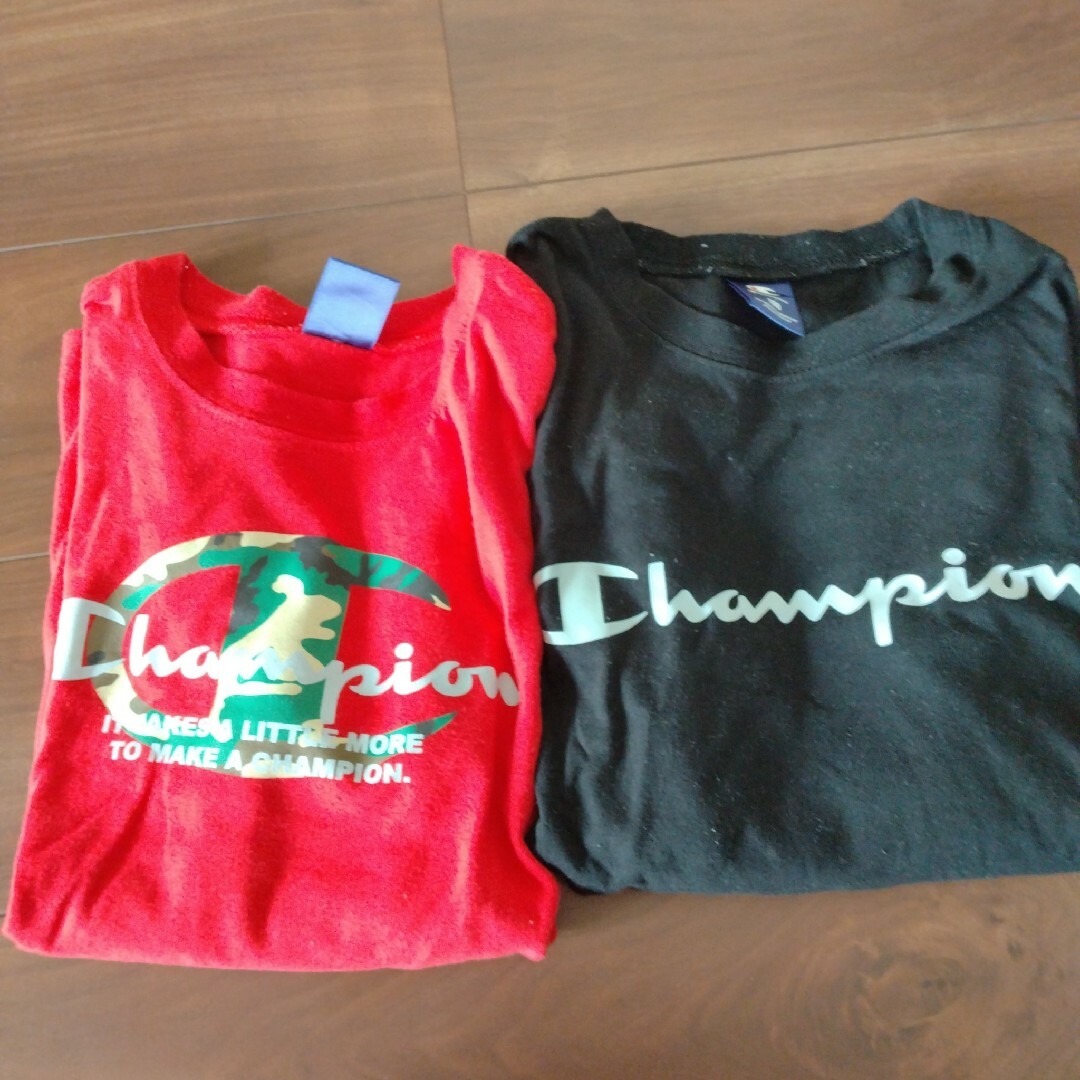 Champion　Ｔシャツ　 ロングＴシャツ キッズ/ベビー/マタニティのキッズ服男の子用(90cm~)(Tシャツ/カットソー)の商品写真
