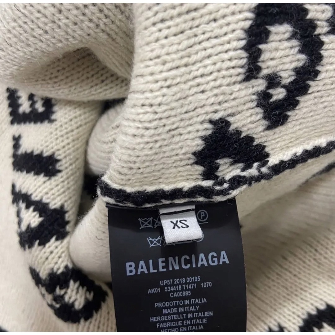 正規品【期間限定価格】18AW BALENCIAGA ロゴ ニットセーター