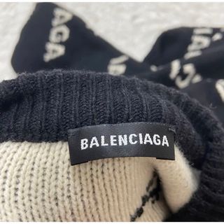 Balenciaga - 正規品【期間限定価格】18AW BALENCIAGA ロゴ ニット