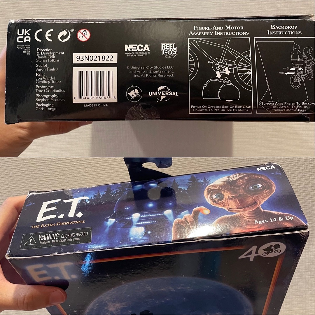 E.T. イーティー E.T.＆エリオット 40th ディスプレイフィギュア 9